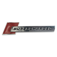 Badge "Supercharged" Red