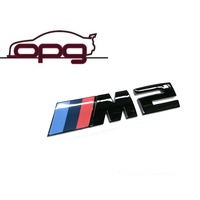 Badge "M2" Bootlid Gloss Black for BMW M2 M2 LCI 2016 > 2020