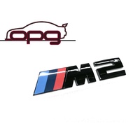 Badge "M2" Bootlid Gloss Black for BMW M2 M2 LCI 2016 > 2020