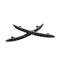 Acexxon Honeycomb Reflector Inserts Deletes Gloss Black for VW Volkswagen MK8 MKVIII Golf R Golf GTI 2022 Onwards