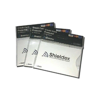 RFID Blocking Shieldex Credit Card Protector Sleeve Anti Theft Scan Safe X 6