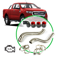 Genuine SAAS Intercooler Pipe Brushed Stainless Kit for Ford Ranger / BT50 3.2L