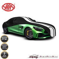 Genuine SAAS Classic Car Cover - Indoor Made for Jaguar XJS XK XKR XJR F-Type All Models Non-Scratch Soft Lined Black