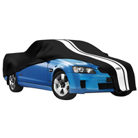 SAAS Indoor Classic Car Cover Breathable for Holden HSV VE E1 E2 E3 VF Maloo GEN-F GEN-F2 Ute - Black