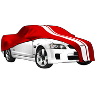 SAAS Indoor Classic Car Cover for Holden VF Commodore SS SSV SV6 Storm Thunder Ute Breathable - Red