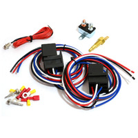 Genuine SAAS Electric Thermo 2XFan Controller Relay & Thermostat Kit On 85c Off At 76c 