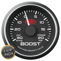 Genuine SAAS SG-TB258B Performance Turbo Boost 2 5/8" 67mm 30 IN-HG >20 PSI Analog Gauge