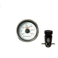 Genuine SAAS Turbo Boost Gauge & Boost Controller 52mm 2in 0>30 PSI White Face Diesel