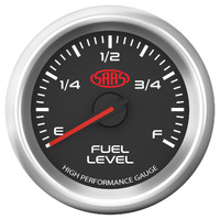 Genuine SAAS SG32290 Fuel Level Gauge 52mm Muscle Series 3 Black