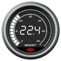 SAAS Muscle Digital Series SG41214 Boost Gauge Diesel or Supercharged Engines 0-60psi 52mm