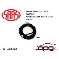 Genuine SAAS SG6103 Wiring Harness - Water Temp Gauge 2 Pin for - Trax Series Only