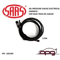 Genuine SAAS SG6104 Wiring Harness - Oil Pressure Gauge 3 Pin for - Trax Series Only