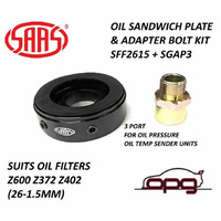 Genuine SAAS SGAP3 SFF2615 Oil Adaptor Sandwich Plate for Oil/Temp PressZ600 Z372 Z402