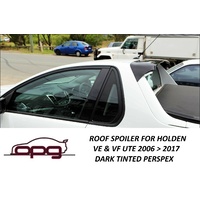 HIC Rear Window Roof Visor Sunshade for Holden Ute VE & VF SV6 SS SSV Omega Evoke