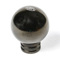 Genuine SAAS Billet Gear Knob Stainless Steel 304 Black Chrome Ball Weighted