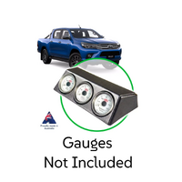 Genuine SAAS Gauge Dash Pod For Hilux 2015 - 2025 N80 Series 3 x 52mm