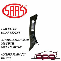 Genuine SAAS Pillar Pod for Toyota Landcruiser 2007> Holder Mount 52mm Gauges 200 Series