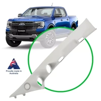 Genuine SAAS Gauge Pillar Pod Ford Ranger PY / UB Everest NextGen 2022 Onwards Grey Painted Tweeter Grille Hand Formed and Painted in Melbourne