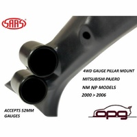 Genuine SAAS Gauge Pillar Pod for Mitsubishi Pajero NM NP 2000 > 2006 for 52mm Gauges
