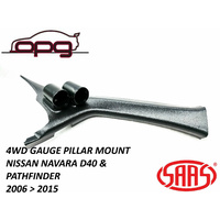 Genuine SAAS Pillar / Pod for Nissan Navara D40 2006 > 2015 Holder / Mount 52mm Gauges