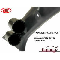 Genuine SAAS Gauge Pillar Pod for Nissan GU Patrol Y61 1997-2016 for 52mm Gauges