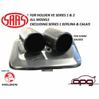 Genuine SAAS Gauge Dash Pod for Holden VE SV6 SS SSV Series 1 & 2 Gauge Holder for 52mm Gauge