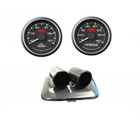 Gauge Dash Pod Gauge Package Holden VE Storm Thunder Series 1/2 Oil Temp+Press Muscle Series Gauges