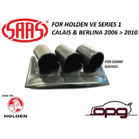 Genuine SAAS Gauge Dash Pod for Holden VE Calais & Berlina Series 1 Triple Gauge Holder 06>10