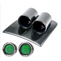 Genuine SAAS SGP5108 Gauge Dash Pod Black With Digital Oil Pressure and Volts Gauges SS SSZ Adventra Berlina Calais VZ Monaro VZ HSV 2004 - 2007