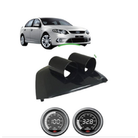 Genuine SAAS Gauge Dash Pod & Muscle Digital Series - Oil Temperature& Oil Pressure Gauges for - FG MK1 (Small Screen Models) Falcon Fairmont XR6 XR8 