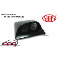 Genuine SAAS Gauge Dash Pod / Holder for Holden VY VZ 52mm Gauges Black