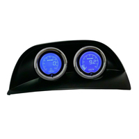 Autotecnica / SAAS Gauge Dash Pod for Holden VY VZ Storm Thunder LCD Gauge Combo Voltmeter Oil Pressure - Black
