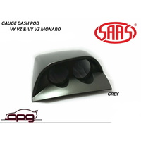 Genuine SAAS Gauge Dash Pod / Holder for HSV Holden SS VY VZ 52mm Gauges Grey