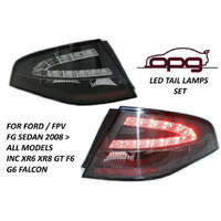 Black LED Tail Lights for Ford Falcon FG XT XR6 XR8 GT G6 G6E FPV XR Sedan Models