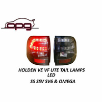 Holden Commodore Omega VE VF Ute Black Housing LED TAIL LIGHTS suits Ute All