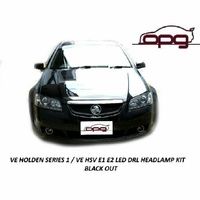 DRL New Black LED DRL Like Headlights for Holden Omega Commodore VE Series 1 2006>10