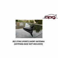 Autotecnica Antenna/Aerial Only Short Stubby Bee Sting Black for Ford 2019>Early 2021 PX3 Ranger XLS XLT All 40mm - Antenna Base NOT included