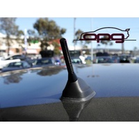 Autotecnica Antenna / Aerial Only Stubby Bee Sting for VE HSV Senator Grange Black & Carbon 7.5cm - Antenna Base NOT included