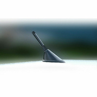 Autotecnica Antenna / Aerial Only Stubby Bee Sting for Toyota Corolla Echo Black Carbon - Antenna Base NOT included