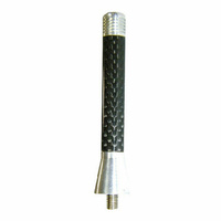 Autotecnica Antenna / Aerial Only Stubby Bee Sting for Honda MDX - Silver Carbon - Antenna Base NOT included