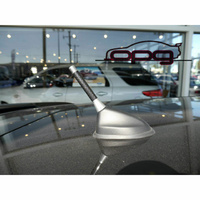 Autotecnica Antenna / Aerial Only Stubby Bee Sting for Mitsubishi ASX - Silver Carbon - Antenna Base NOT included