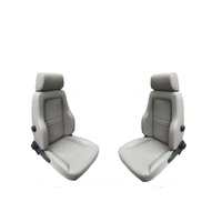 Autotecnica Sports Bucket Seats Series 3 (Pair) 4WD Grey PU Leather SP4X4S3GR