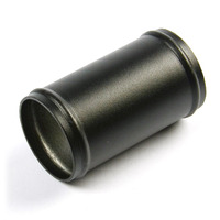 Genuine SAAS Aluminium Pipe Black Powder Coated 57mm Diameter x 100mm