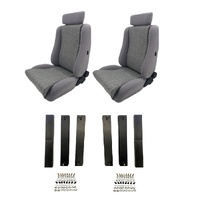 Autotecnica Seat Package Front For VB Commodore / HDT HSV Style - Pair With Adapter Kit