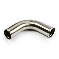 Genuine SAAS Stainless Steel Pipe with Brushed Finish 57mm Diameter x 90 Degree