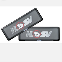 Genuine HSV Licence Number Plate Covers Standard Size Plate SPZ-330018 - Pair