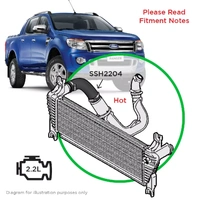 SAAS Silicone Intercooler Hose - For Ford Ranger 2.2L 110kW Silicone Intercooler Top Pipe Hot Side 2012-2015