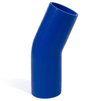 SAAS 23Deg 4 Ply Silicone Hose 82mm x 82mm Blue