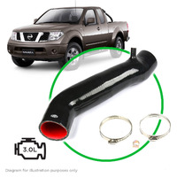 SAAS SSH4410 Sil Airbox to Turbo Intake Pipe Suits D40 Navara Pathfinder 550 V6