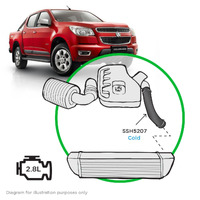 SAAS SSH5207 Silicone Intercooler Pipe Cold Suits RG Colorado 2.8Ltr CTDI